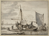 Q 066
          <br/>
          Kustlandschap met twee vissersboten
          <br/>
          <em>Esselens, Jacob (1627/28-1687)</em>